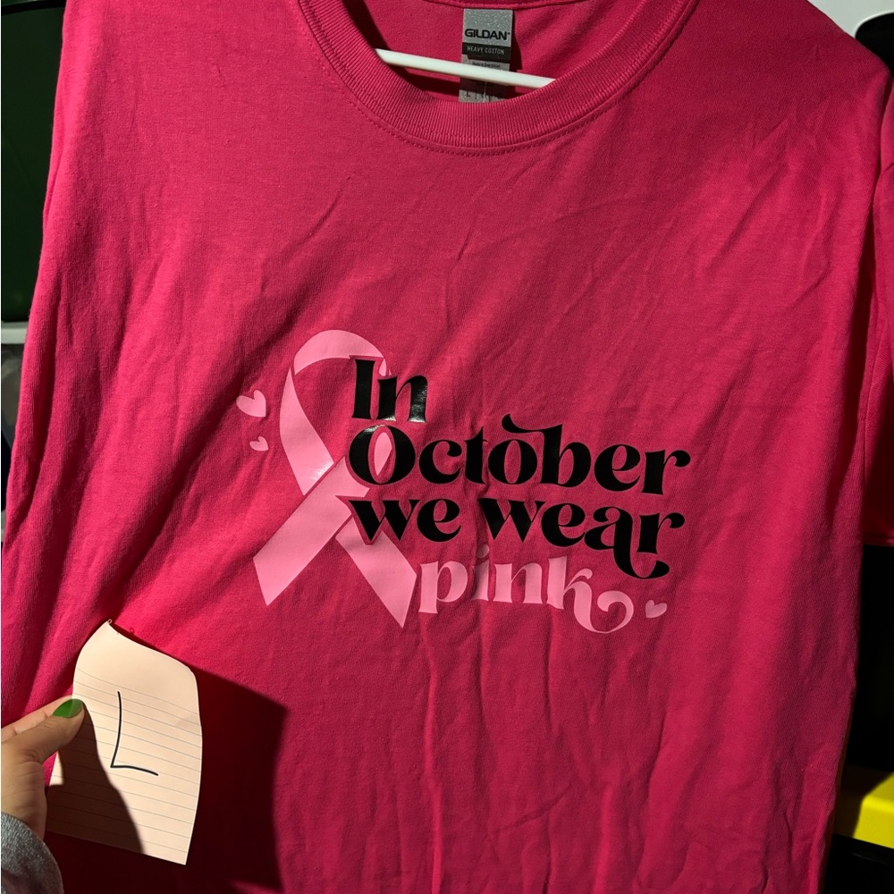 Gildan Pink Breast Cancer Awareness T-Shirt